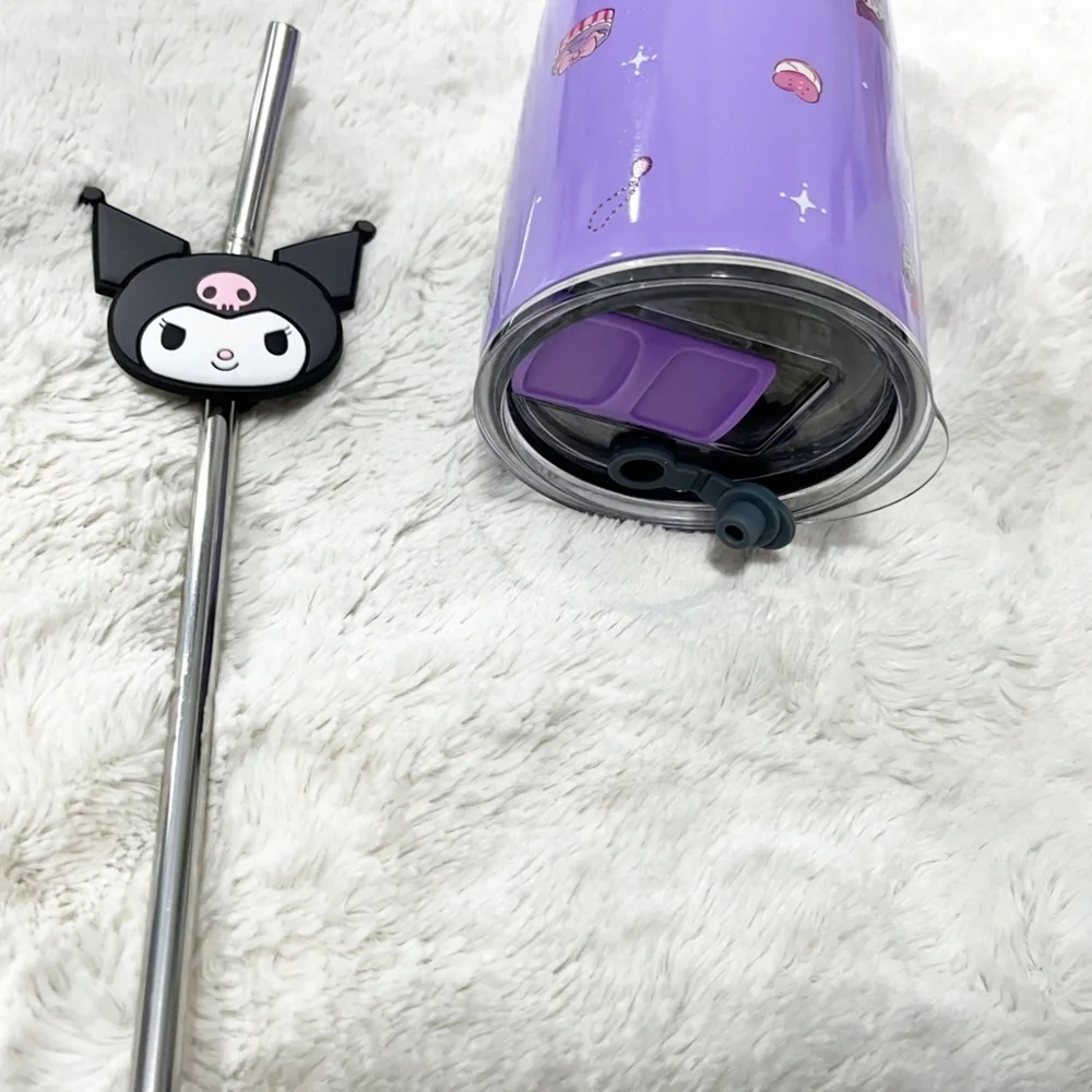 Sanrio Kuromi Stainless Steel Hot/cold 20 oz Tumbler With Straw